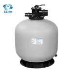 Water Crown Kohandatud &Uuml;lemise Paigaldusega Basseini Liivafilter 6-tee Mitmeasendilise Klapiga Klaaskiud-Maapealsete Basseinide jaoks 1.1 Filtreerimisala hall