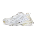 Balenciaga Runner Kangas Vintage Madalad Vabaaja Spordijalatsid Meeste Valge Kulunud 656065W3RA19000 42 white