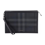 Burberry T&otilde;mblukuga Pol&uuml;uretaanist &Otilde;lakott, Crossbody Kott Meeste Must 80702051 One Size 1