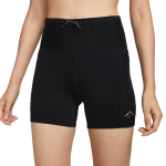 Nike Trail Naiste Dri FIT K&otilde;rge V&ouml;&ouml;kohaga 4' L&uuml;hikesed Jooksup&uuml;ksid HV2353-010 M must