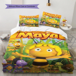 Mesilane Maya Musteriga Voodipesukomplekt Tekikate Padjap&uuml;&uuml;r Kodu Dekoor Kingitus (1 * tekikott + 2 * padjap&uuml;&uuml;ri, ilma s&uuml;damikuta) 135x200cm