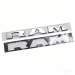 Sobib RAM 1500, 2500, 3500 pikapi autokleebistele, Ram embleemidele, ABS poritiiva muudatuste kleebistele white