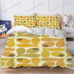 Esteetiline O-Orla Kiely Lillevarrega Tekikott Komplekt Voodipesu Pehme Pesu Puuvillane Voodi Neli Aastaaega &Uuml;li&otilde;pilaste &Uuml;hiselamu Kodutekstiil96 200x220cm