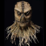 Uue stiiliga vana džuutkoti mask peakate Halloweeni, lihav&otilde;ttep&uuml;hade, teatrietenduse tegelase rollim&auml;ngu, hirmutise peakatte jaoks Scarecrow 01