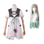 Yashiro Nene Cosplay Anime Tualetist seotud Hanako-kun Nene Yashiro Cosplay Kost&uuml;&uuml;m Kleit Parukas Halloweeni Kost&uuml;&uuml;mid Naistele T&auml;iskasvanud XL white