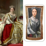 Halloweeni kost&uuml;&uuml;m Mona Lisa cos naljakas maal seinamaal p&auml;rlit&uuml;druk peokleit riietumine vanem-laps esinemiskost&uuml;&uuml;m adult one size (fits 160-180cm) white