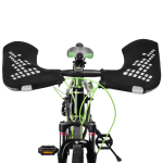 Peegeldavad talvised rattakindad Jalgratta juhtraua labakindad K&auml;esoojendajate katted must