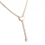 Les Tr&eacute;sors De Lily [D4460] - Collier Argent 'Love' h&otilde;be