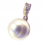 Les Tr&eacute;sors De Lily [E9102] &ndash; kullatud ripats  Catherine  valge kuldne - 10 mm valge