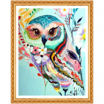 5D teemantmaaling &uuml;mmargune teemanttikandid loomad &ouml;&ouml;kull teemant &uuml;mmargune pildid kividest 20X30CM