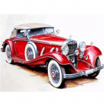 5D DIY teemantmaaling auto teemanttikandid teemantmosaiigikomplektid kivide kaunistuste pilt 20X30CM