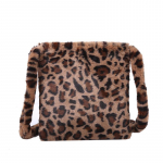 SCIONE naiste &otilde;lakott Messenger Fashion Leopard Print karvane naiste kott 26cm*2cm*29cm pruun