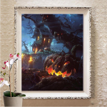 5D Teemantmaal T&auml;isruudukujuline DIY Teemanttikandid Loomamosaiik Talvine K&auml;sit&ouml;&ouml; Seinakunst Dekoor Full Round (20X30CM)