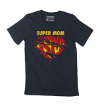 ULTRABASIC meeste T-s&auml;rk Super Mom superkangelane emadep&auml;eva koomiksid vabaaja vintage kingitus XS tumesinine