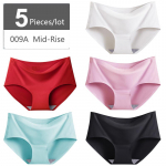 Suur suurus M-XXXXL Naiste &otilde;mblusteta alusp&uuml;ksid, j&auml;&auml;siid, keskmise v&ouml;&ouml;kohaga elastsed p&uuml;ksid, aluspesu, 5 tk M