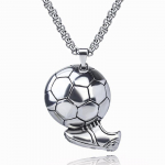 Jalgpall Kaelakee Jalgpallisaapad Kingad Charm Ripats Sport Hip-Hop h&otilde;be