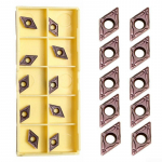 Puurvarda karbiidist vahet&uuml;kkide asenduskomplekt DCMT070204 YBC205 Terase t&ouml;&ouml;tlemine