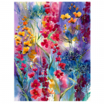 5D teemanttikandid akvarell lilled isetehtud teemantmaal T&auml;ispuuritud &uuml;mmargune &uuml;mmargune mosaiik kivist ristpistes komplekti kaunistus Full Round 20x30CM