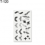 Lahe Unisex pikaajaline k&auml;ekeha ajutise t&auml;toveeringuga veekindel &uuml;lekandekleebis T-117