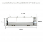 HEPA filtri p&otilde;hiharja k&uuml;lghari Mijia Vacuum 1S tolmuimeja osade tarvikud Xiaomi Roborock S50 S51 S52 S55 T6 T7 jaoks Main Brush Cover