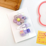 3 tk/komplekti juuksen&otilde;elad beebit&uuml;drukutele armsad printsess vibu lillelised hari n&ouml;&ouml;pn&otilde;elad pl&uuml;&uuml;sist paugu k&uuml;ljeklambrid beebit&uuml;drukute juuste aksessuaarid