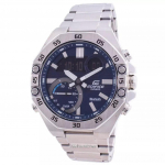 Casio Edifice World Time Mobile Link ECB-10D-2A ECB10D-2 100M Meestekell sinine