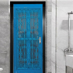 Akna v&auml;lisukse kleebis elutuppa Magamistoa DIY Isekleepuv tapeet Kodusisustus Ukseplakat Renoveerimine Lihtne kleepida 90x200cm(cut 2 pcs)