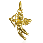 Les Tr&eacute;sors De Lily [R3928] - kullatud  Cupid  ripats - 17x14 mm kuld