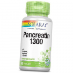 Pankreatiini kapslid, Pancreatin 1300, Solaray 90 taimekapslit (69411004) 90vcaps