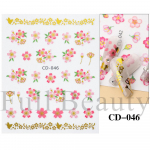 1 leht kevadroosa lillega liimitav k&uuml;&uuml;nekleebis kirsi&otilde;ie virsiku&otilde;ie k&uuml;&uuml;nte kleebis K&uuml;&uuml;nekaunistus