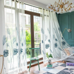 Kardinad elutuppa S&ouml;&ouml;gituba Magamistoa tikandid Tahke beež valge t&uuml;ll l&auml;bipaistev aken Moodne Voile organza kangast kardinad 150*270CM 1PCS