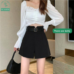 My Wardrobe Authorization Naiste avara &uuml;likonnaga l&uuml;hikesed p&uuml;ksid suvised Korea versioon laia s&auml;&auml;rega p&uuml;ksid mitmek&uuml;lgsed vabaaja l&uuml;hikesed p&uuml;ksid S