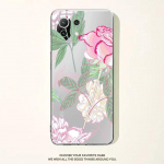 Roosa roosi&otilde;ieline lilleline l&auml;bipaistev &uuml;mbris Xiaomi Poco X3 Nfc X3pro M3 F1 F3 jaoks Mi 11 12 13 11x 12x Pro 11 10 Lite 11t 10t Pro jaoks Xiaomi 9T