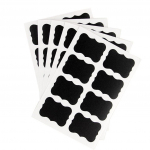 (R&otilde;&otilde;m vali)H&auml;sti valmistatud tahvli kleebis k&auml;sit&ouml;&ouml; k&ouml;&ouml;gis kommipurkide organiseerimissildid 40 tk / komplekt One Size must