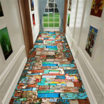 Mood Lihtne Koridori Vaip Vahek&auml;ik Kodu K&ouml;&ouml;k Libisemiskindla ribaga Elutuba Magamistuba Toa Sisustus Koridori Veranda uksematt 40x120cm