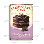 Shabby Chic Popcorn Metallist plakat Plekksild Vintage Kino S&ouml;&ouml;gitoa Sisustus Tahvlid Retro Hot Dog Metallplaadist K&ouml;&ouml;gitarvikud 20x30cm