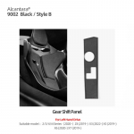 Alcantara For BMW F44 G20 G22 G07 i4 G29 X3 G01 X5 G05 X6 G06 Car Gear Shifter Panel Cover Trim Sticker Interior 9002 Black LHD