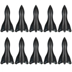 10 tk Haiuimed hajuti Vortex generaator maastur universaalne auto katusespoiler kaitseraua antenn tiiva pagasiruumi ABS kere komplekti kaunistus must