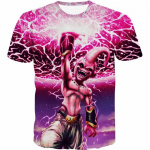 3D Super Anime Majin Buu tr&uuml;kitud meeste mood l&uuml;hikeste varrukatega T-s&auml;rk Dragon Z T-s&auml;rgid (S-5XL) S