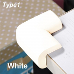 5 tk beebi turvalaud kirjutuslaud nurga serv nurga kaitsja kokkup&otilde;rkevastane nurga ohutu padi v&auml;ikelastele valge