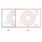 Kuldne silikoonpadi, s&otilde;tkumispadi, toiduainete s&otilde;tkumisplaat, k&ouml;&ouml;gi k&uuml;psetusn&otilde;ud, majapidamis- ja nuudlipadjad, k&ouml;&ouml;gitarbed 25x30cm 1pc must