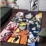 Anime Naruto libisemiskindlad vaibad elutuppa Mugav vaip Pehme p&otilde;randamatt Magamistoa vaibad Matiala Vaibad kodu Suur karvane matt 100cm x 120cm