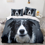 3D Lemmiklooma mustriga voodipesukomplekt Loomade koerte tekikate 2/3 mikrokiust kangast AU/EL/US/UK/DE t&auml;issuuruses pehme kiiresti kuivav kodu&uuml;likond UK Single 135x200cm