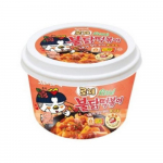 Samyang Roosi seeria / Buldak Tteokbokki / Lamedad nuudlid / Rose Buldak Cup Ramen / Korea v&uuml;rtsikas toit / S&ouml;&ouml;givalmis / Toppoki