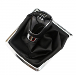 Car-Styling 5 6 Speed ​​Gear Shig Nupp Ford Focus 2 MK2 2005 - 2011 Fiesta Kuga 08-12 nahast kedra jaoks 5 Black With Dust