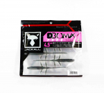 Jackall Pehme peibutis DB Uma tasuta 4,5 tolli Dark Thunder Clear Silver (0553)