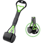 Pooper Scooper koertele Pika varrega kakalusikas &uuml;he k&auml;ega k&auml;itamiseks Lemmiklooma kakalusikas Kokkupandav ja kaasaskantav, lihtne kasutada muru peal 1PCS
