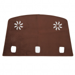 for Tesla Model 3 Y Sun Protection Pad Trunk Sun Shaddow Flannel Interior Heat Insulation Sun Shade Mat pruun