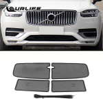 Volvo XC90 2017 2018 jaoks m&otilde;eldud terasest eesmise putukav&otilde;re v&otilde;rku kaitsev&otilde;rgust kaitsev kate For Volvo XC90 black