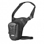 Aumotop Hard Shell Drop Leg Bag mootorratta veekindel v&ouml;&ouml;pakk mootorrattaga matkamiseks must